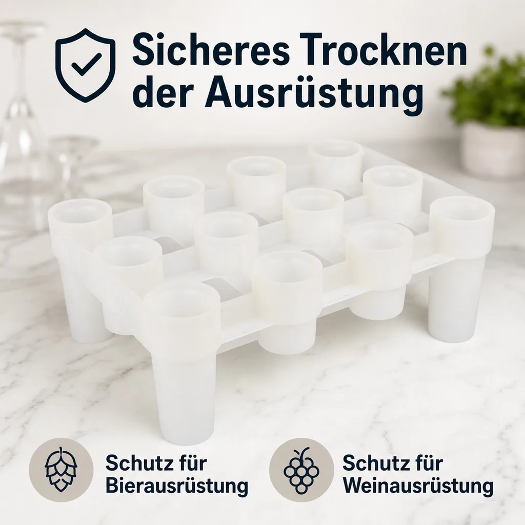 Geschirrtrockner, Abtropfständer für Bier- & Weinausrüstung - FastRack 12