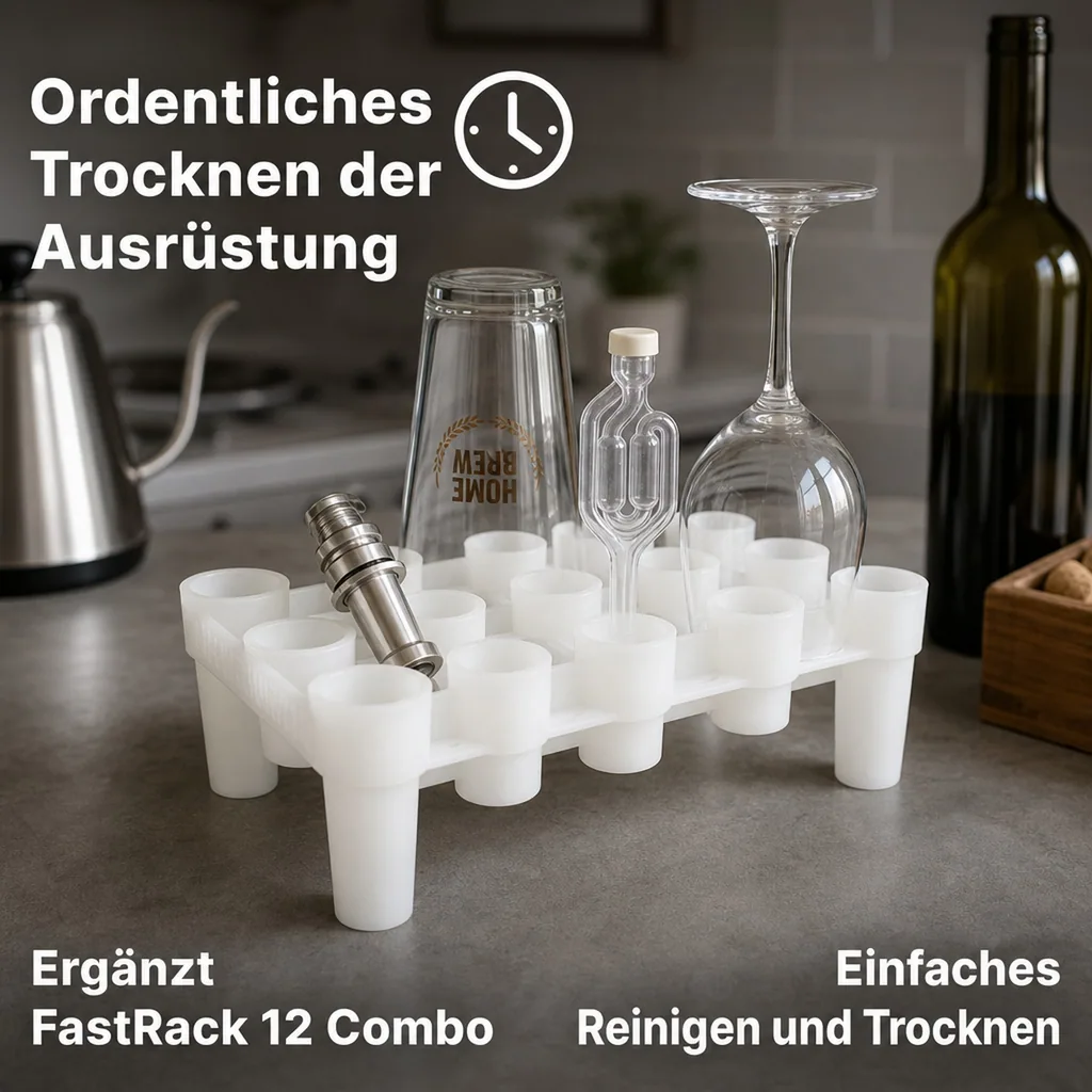 Geschirrtrockner, Abtropfständer für Bier- & Weinausrüstung - FastRack 12