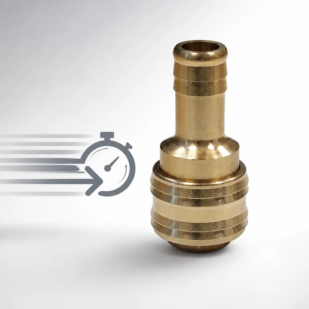 Druckluftkupplung, Kupplungsdose 13mm, Einhand Schnellkupplung