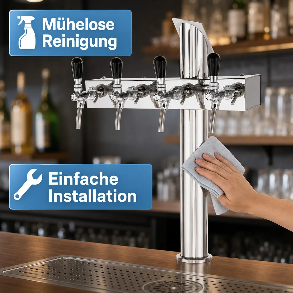 Schanksäule, Bierzapfsäule - Tower T4, 4-leitig