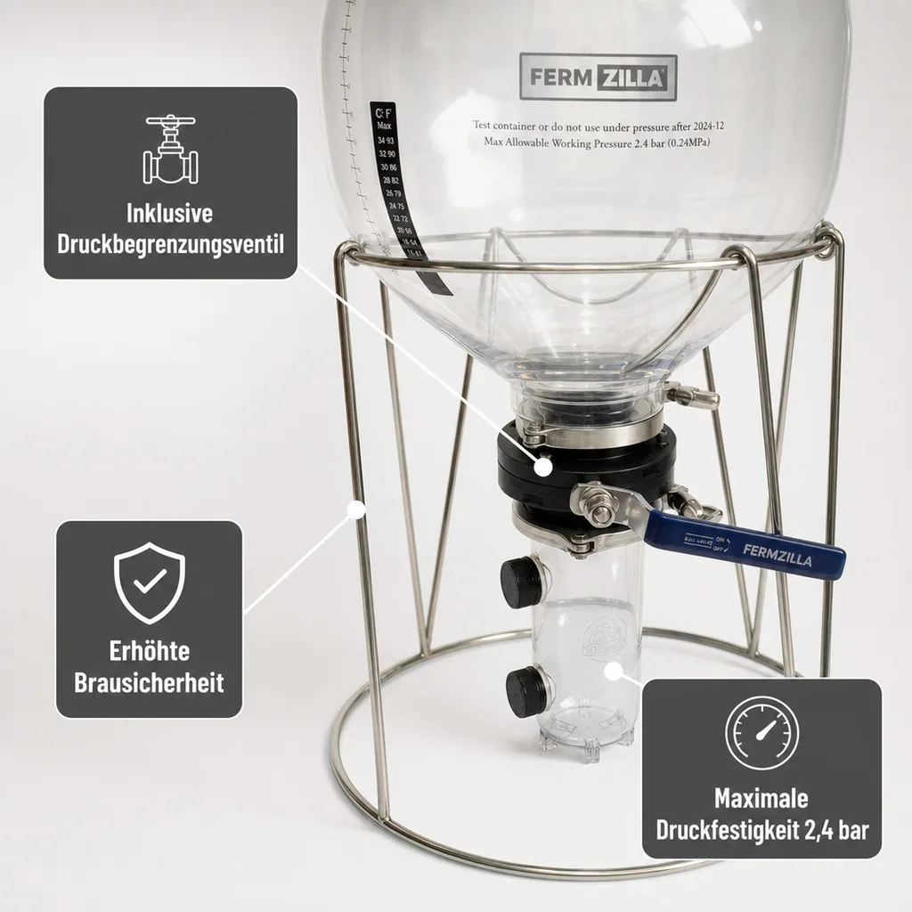 Starterpaket - FermZilla mit Gärbehälter, Gärflasche 27L, Tri-Conical Gen3