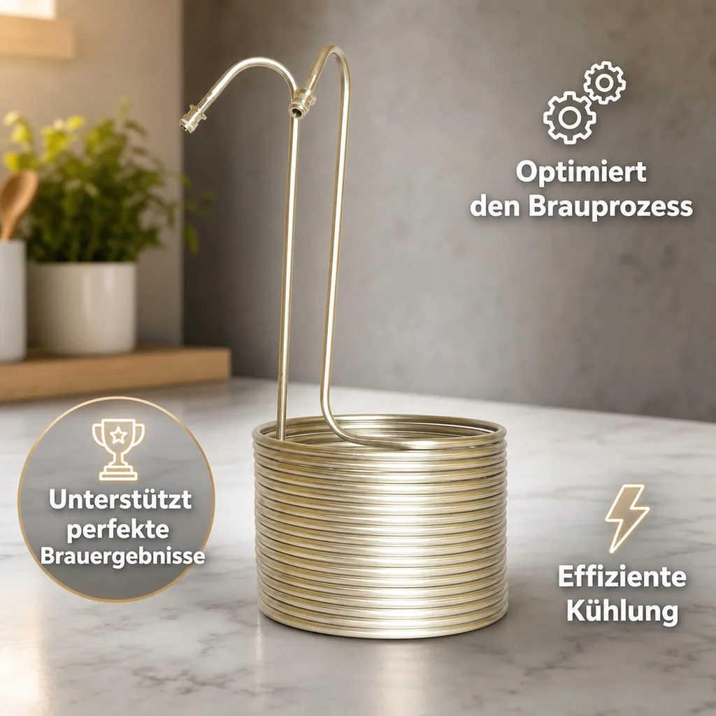 Würzekühler, Kühlspirale - Chill'in 50, Edelstahl