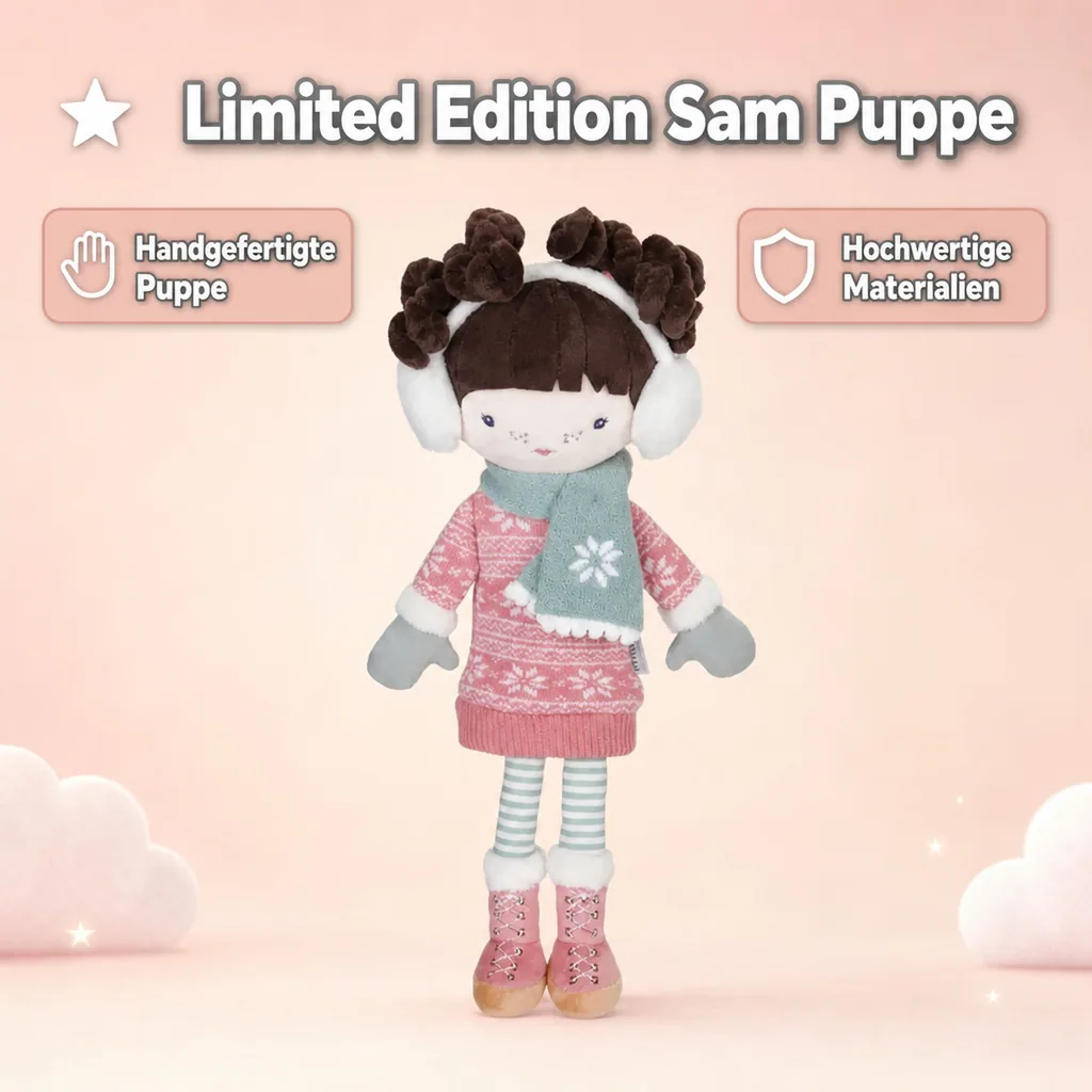 Little Dutch Kuschelpuppe - Sam, 35 cm