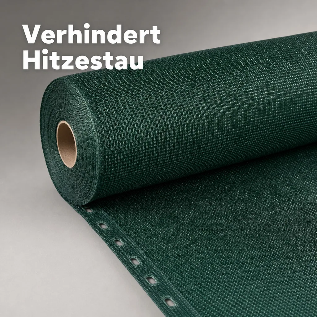 Sichtschutznetz, Windschutznetz, Zaunblende, grün, HDPE Gewebe