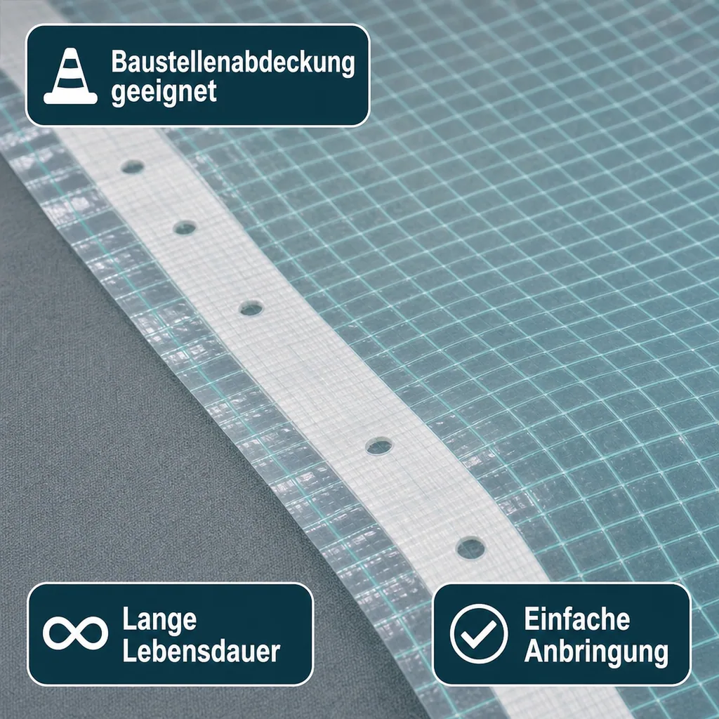Gitterfolie mit Nagelrand 2 Breite x 50 Meter