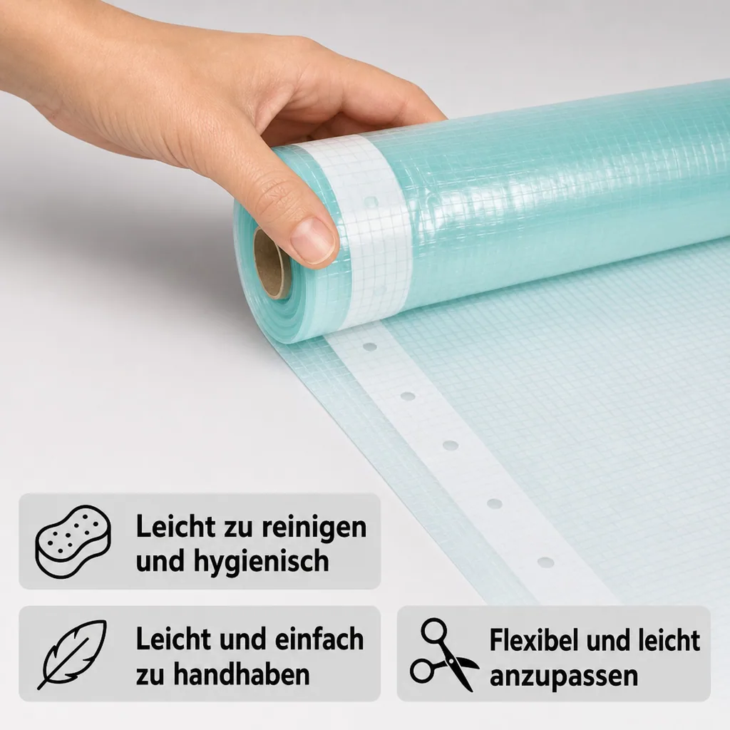 Gitterfolie mit Nagelrand 2 Breite x 50 Meter