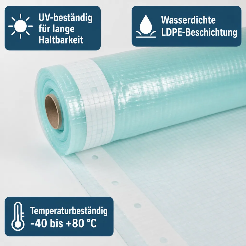 Gitterfolie mit Nagelrand 2 Breite x 50 Meter