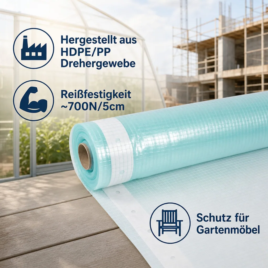Gitterfolie mit Nagelrand 2 Breite x 50 Meter