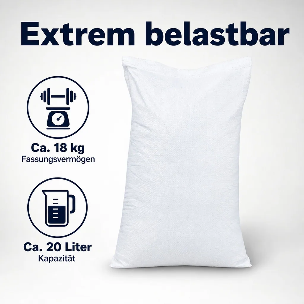 PP Gewebesack Sandsack 40cm x 60cm m. Bindeband