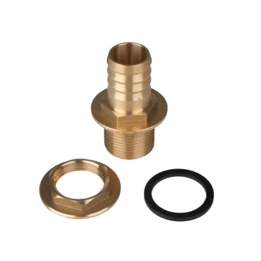 Regentonne Durchführung, Tank Durchführung 1/4 Zoll, 25mm Schlauchanschluss