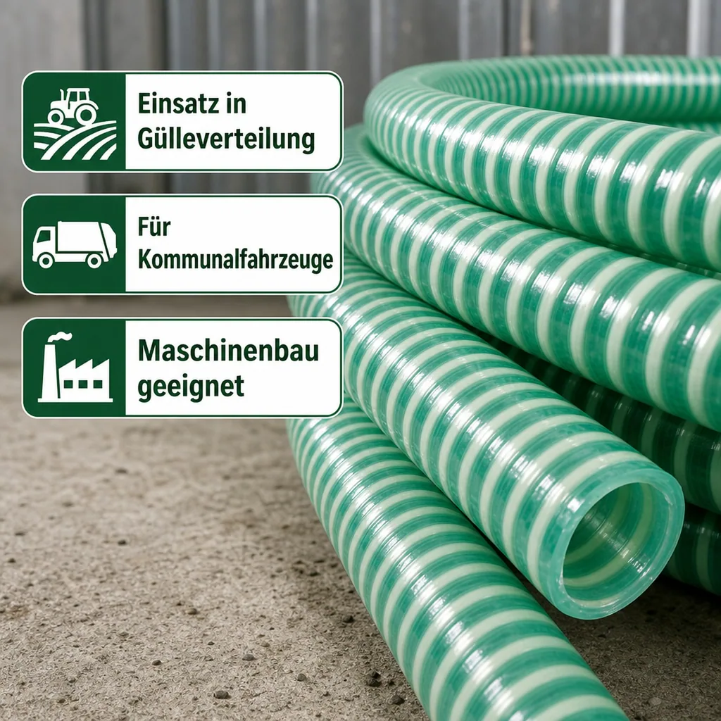1" Saug- + Druckschlauch 25mm Innendurchmesser - 15m