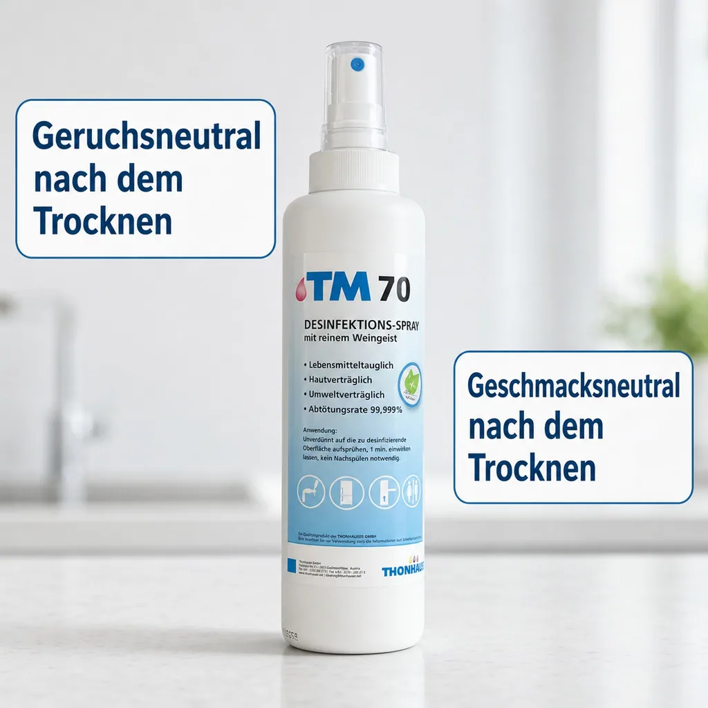 Desinfektionsmittel, Desinfektionsspray - TM 70, 250 ml Sprühflasche