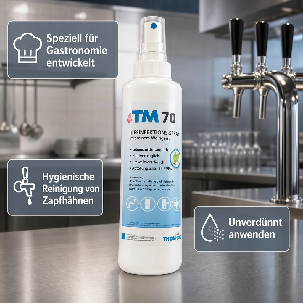 Desinfektionsmittel, Desinfektionsspray - TM 70, 250 ml Sprühflasche
