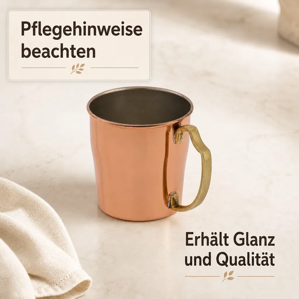 Bierkrug, Bierseidel - 0.33 L, Kupfer-Zinn, Handgefertigt
