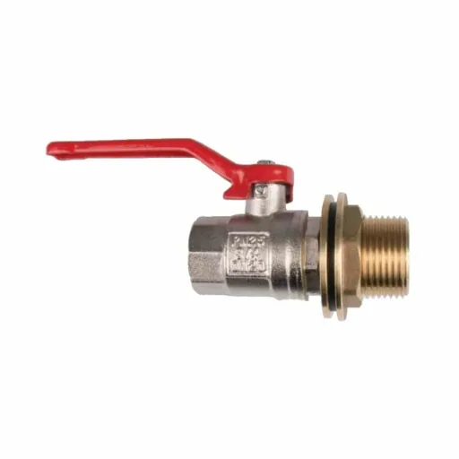 Regentonnendurchführung Set, Tankdurchführung, Kugelhahn 3/4 Zoll