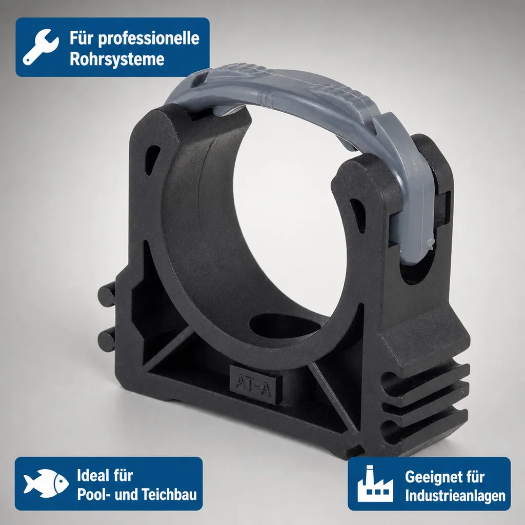 PVC-U Rohrklemme 63 mm