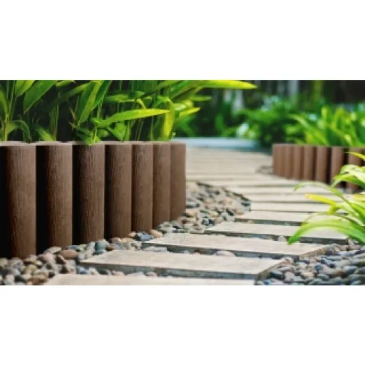 Gartenpallisade, Beeteinfassung, Rasenkante, Braun, 2,30 m