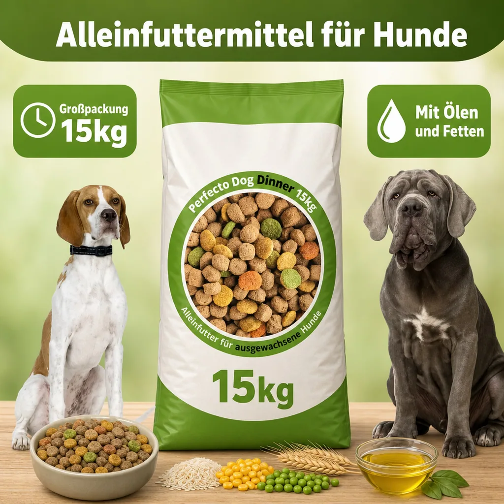 Trockenfutter für Hunde Perfecto Dog Dinner 15kg