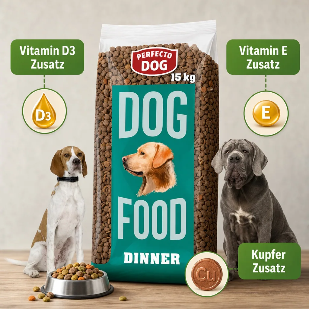 Trockenfutter für Hunde Perfecto Dog Dinner 15kg