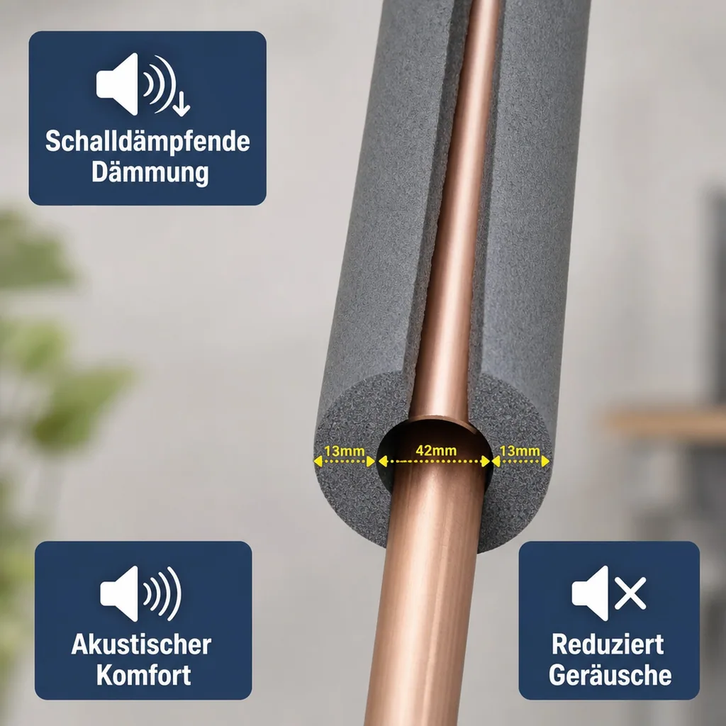 CLIMAFLEX® XT 2m Isolierschlauch Ø 42 mm x 13 mm Dämmung selbstklebend