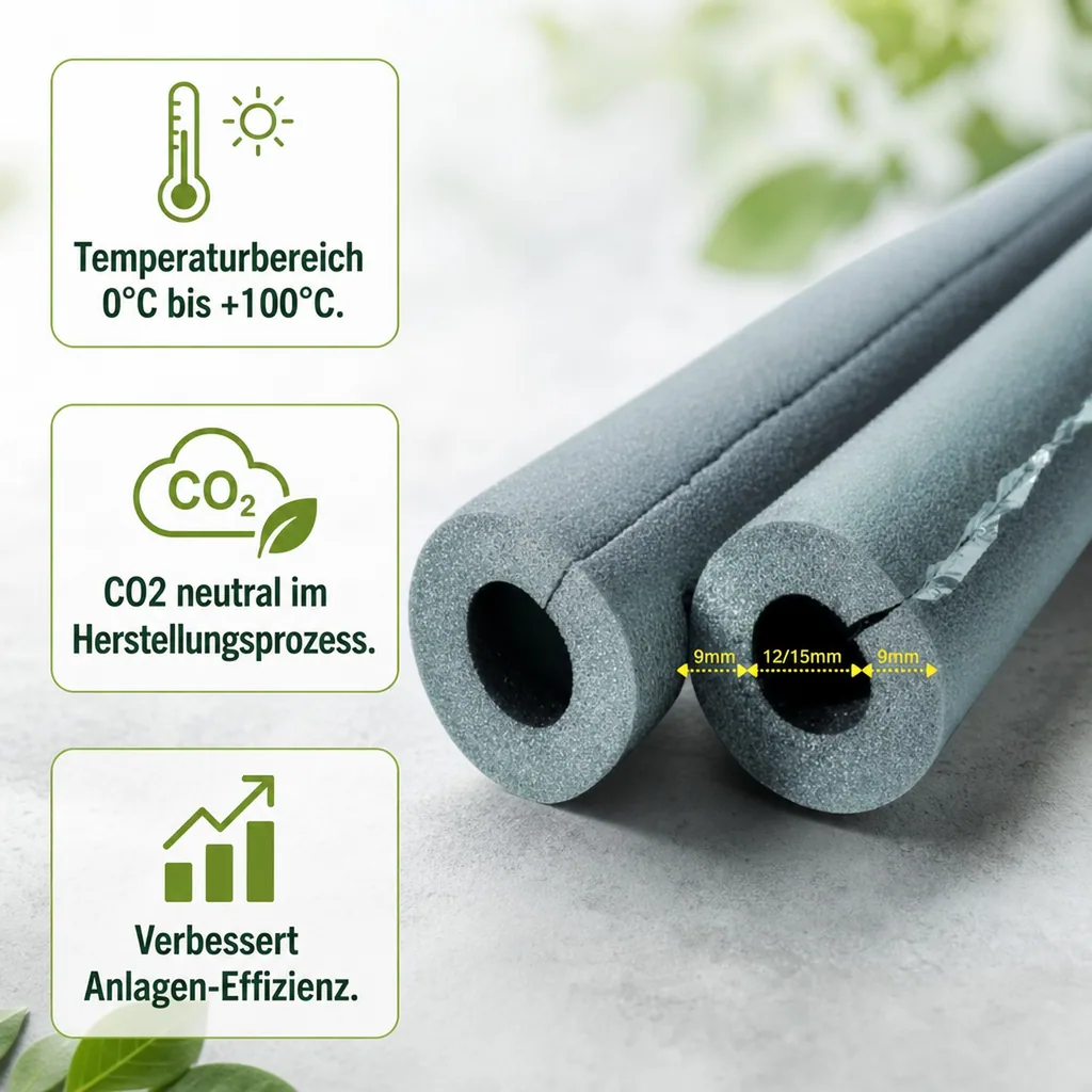 CLIMAFLEX® XT 2m Isolierschlauch Ø 35 mm x 13 mm Dämmung selbstklebend
