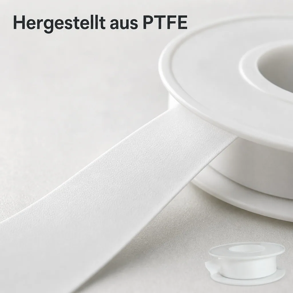 Teflonband 1/2"  x 10m PTFE 0,1 mm stark