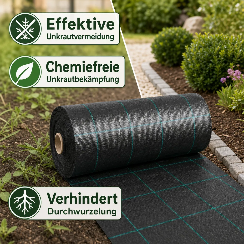 Bodengewebe Abdeckvlies 2 Meter x 100 Meter