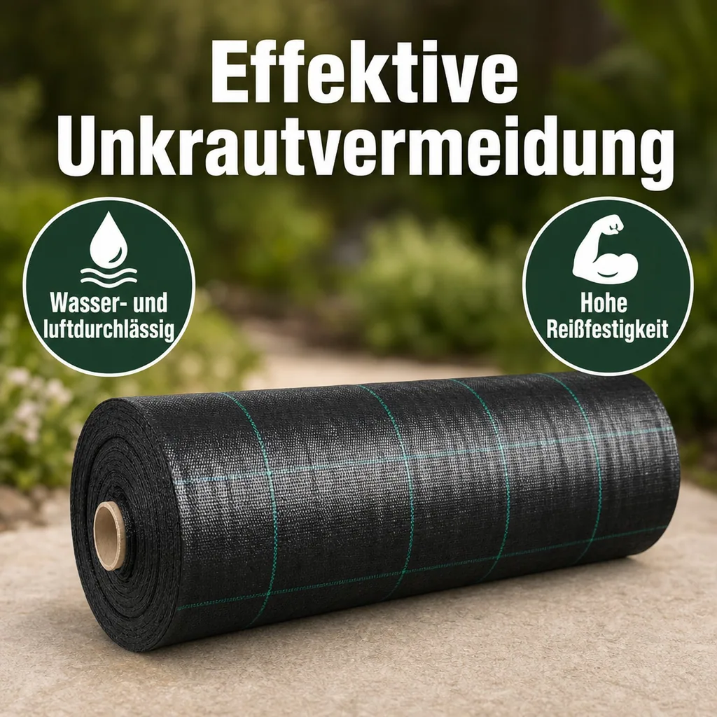 Bodengewebe Abdeckvlies 2 Meter x 100 Meter
