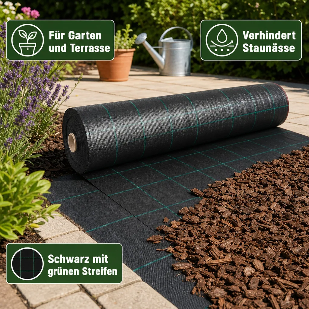 Bodengewebe, Unkrautvlies 1m x 1m, 100g/m²