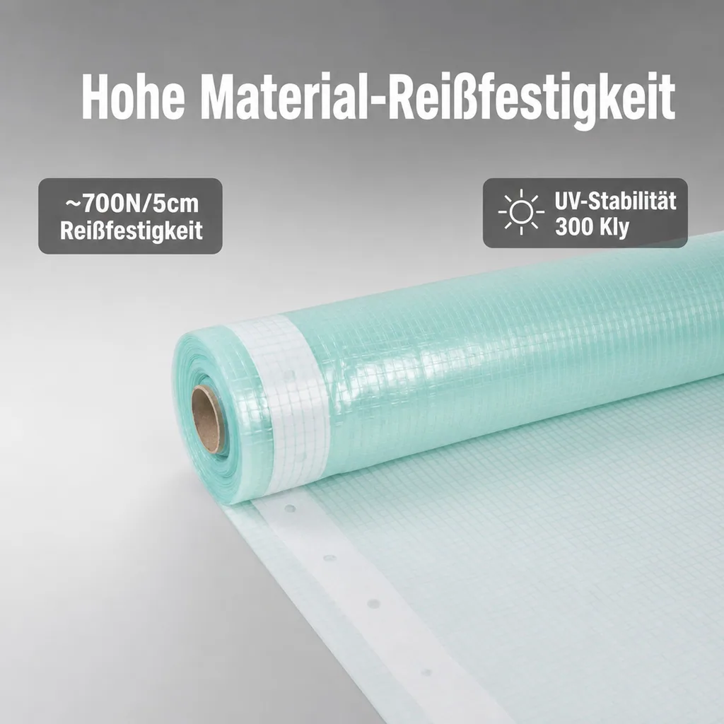Gitterfolie m. Nagelrand 4 Breite x 3 Meter
