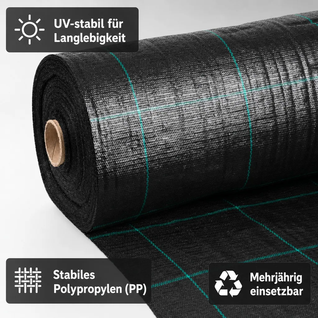 Ground Fabric Weed Control Fleece 1 Meter x 90 Meter 100g/m²