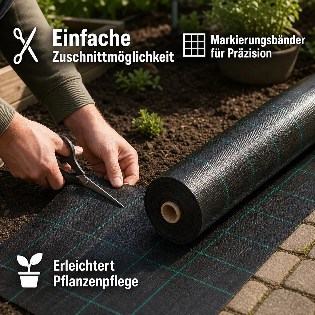 Ground Fabric Weed Control Fleece 1 Meter x 10 Meter 100g/m²
