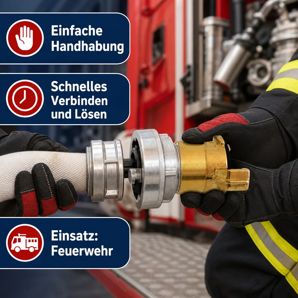 Übergang Storz D Kupplung auf  System