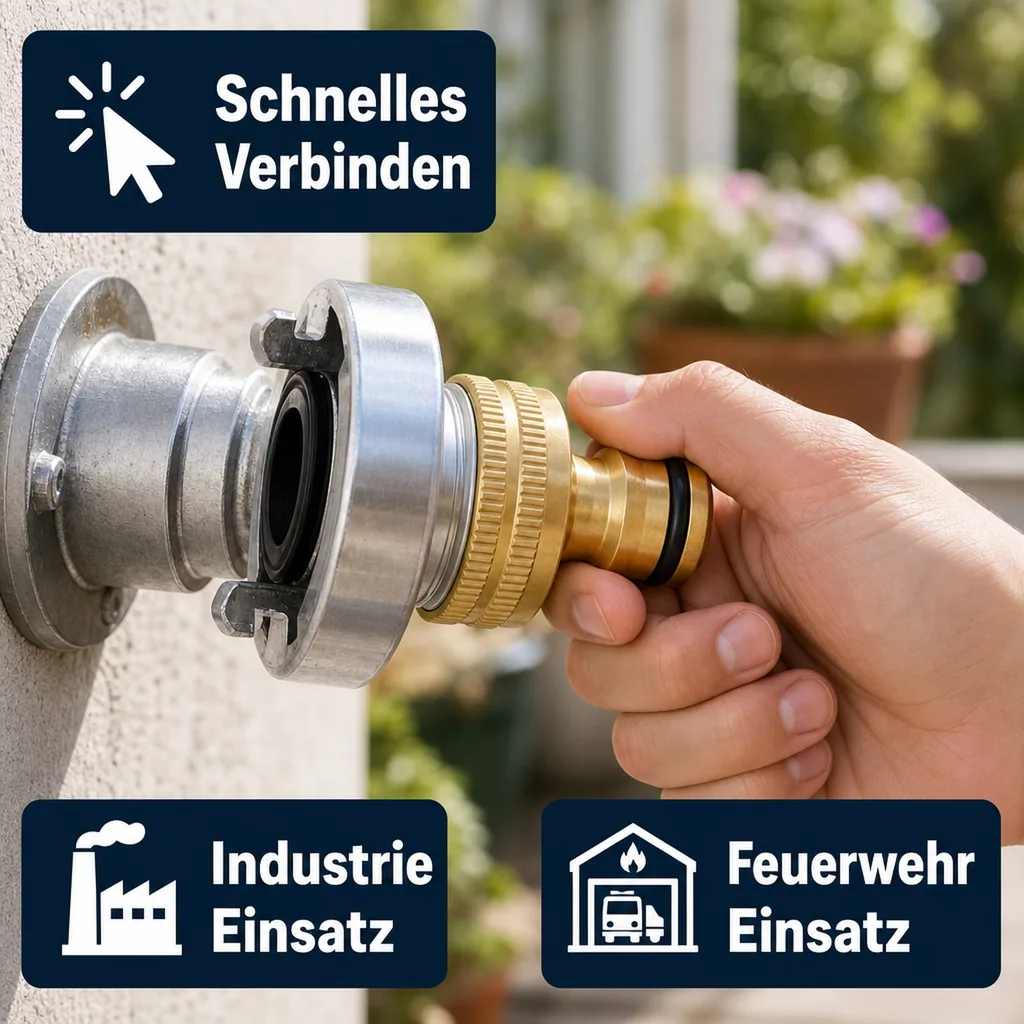 Übergang Storz C Kupplung auf Klick System