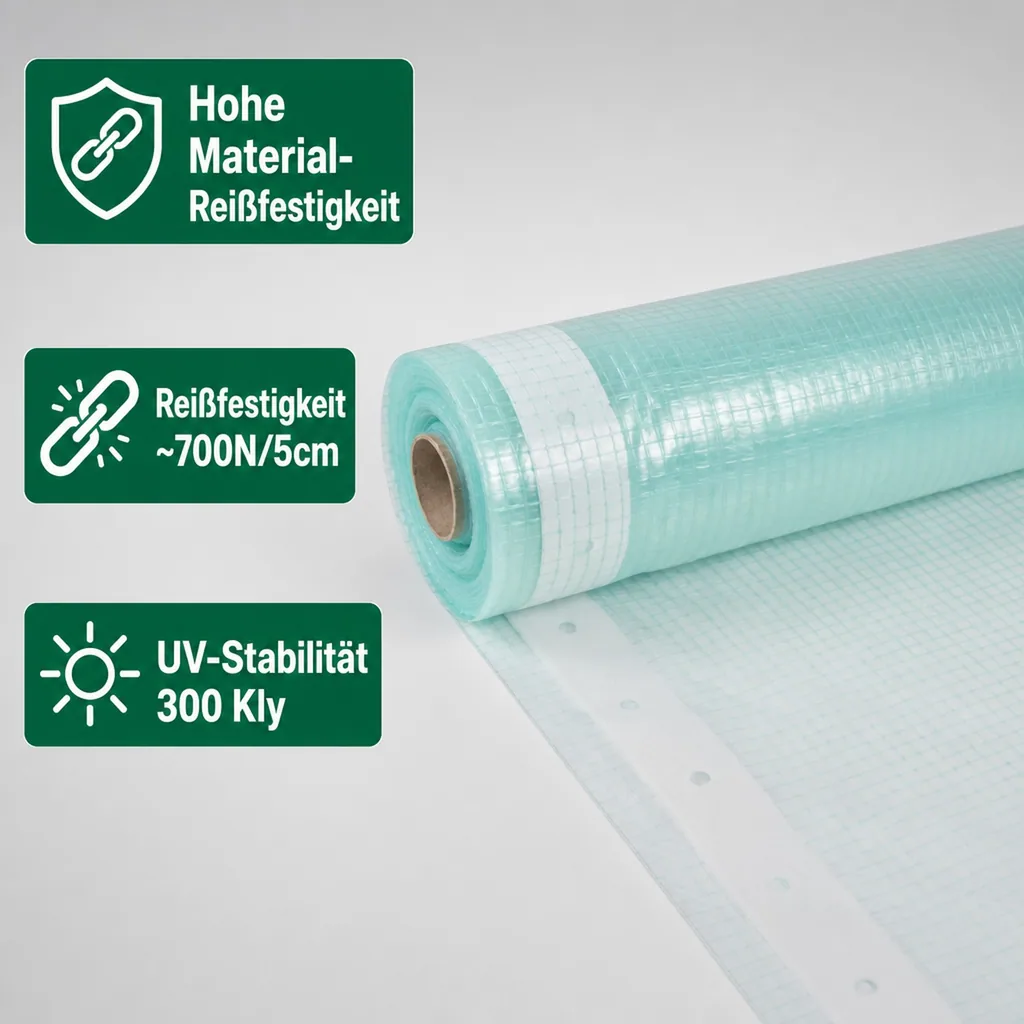 Gitterfolie m. Nagelrand 1,5 Breite x 1 Meter