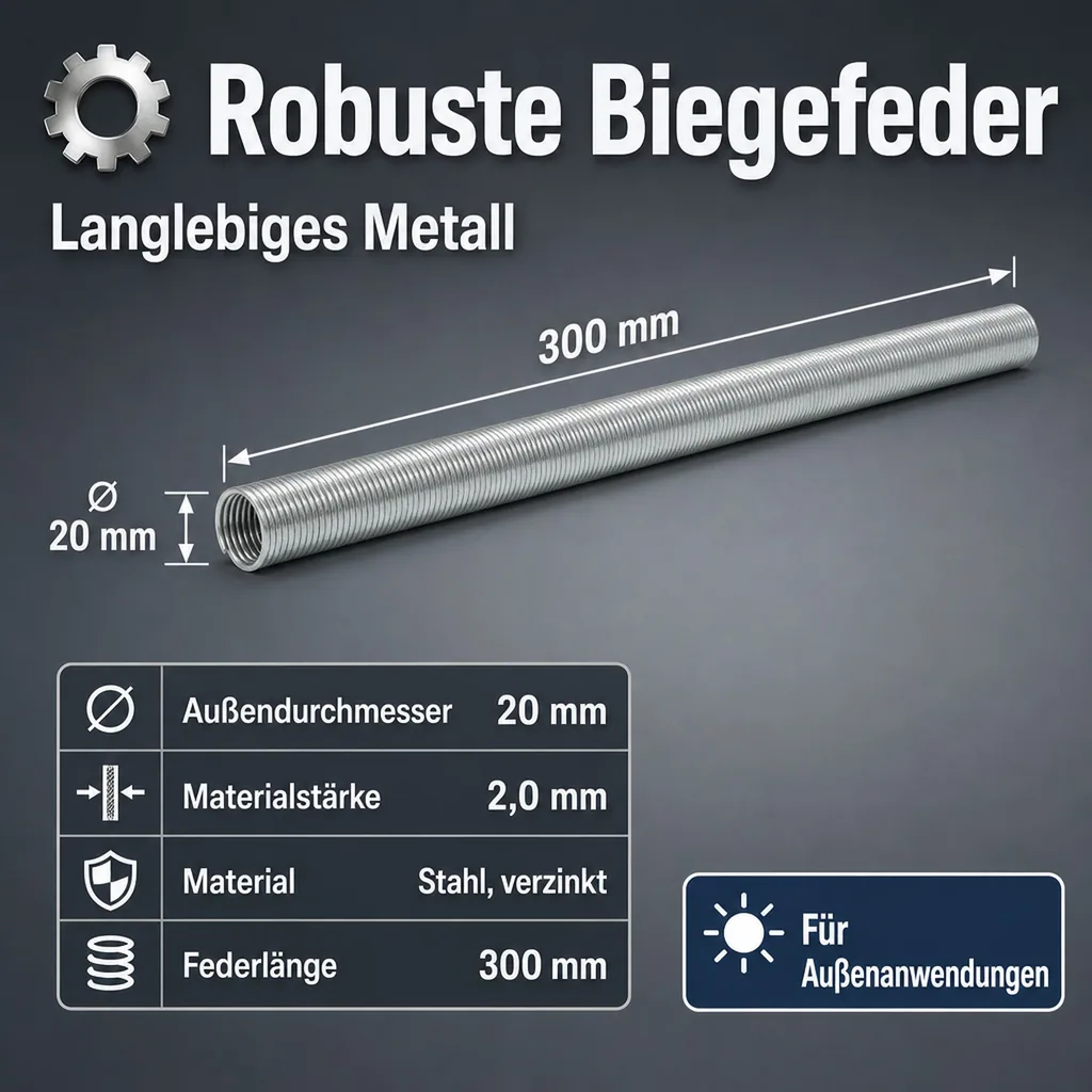 Außen-Biegefeder 20 x 2,0 mm