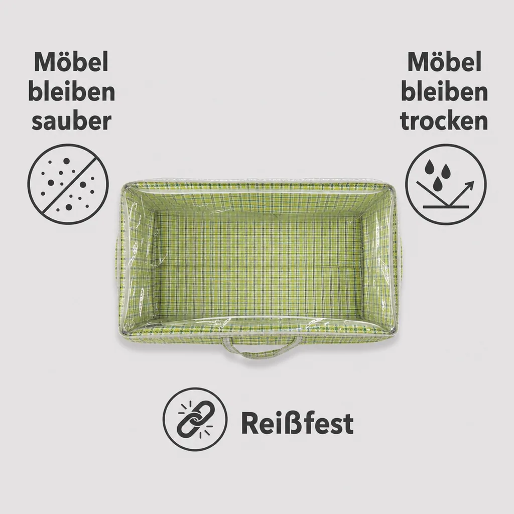 Schutzhülle transparent Tasche Sesselauflagen