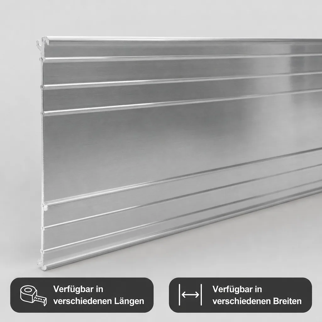 Ultra Starke Alu Rasenkanten Höhe: 10-14-24 cm, Länge: 1- 30 m | Beeteinfassung | Beetumrandung | Beetbegrenzungen, Breite: 14 cm; Menge: 25 Stück