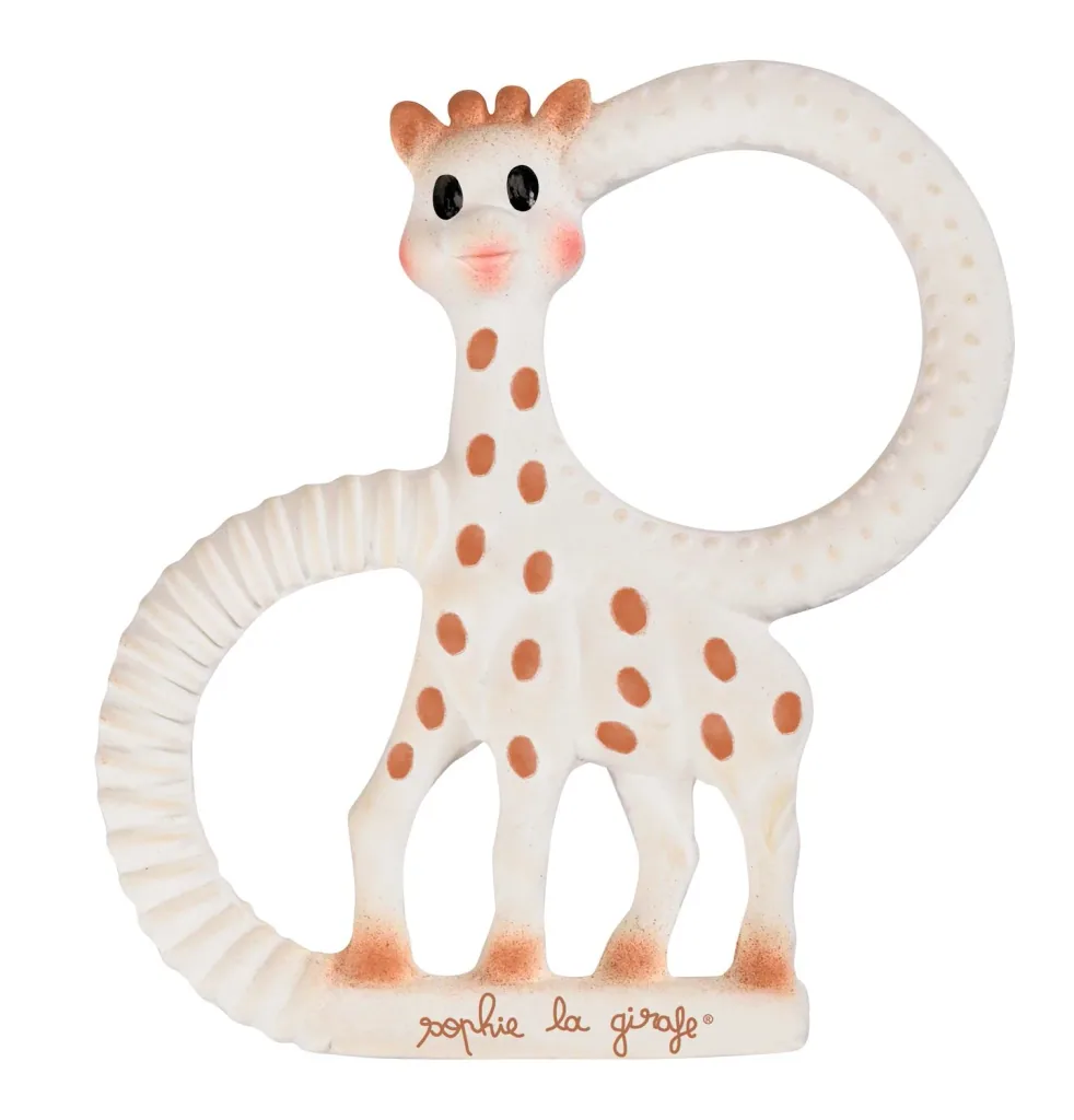 Sophie la girafe Beißring, Ringrassel - Naturkautschuk, Version weich