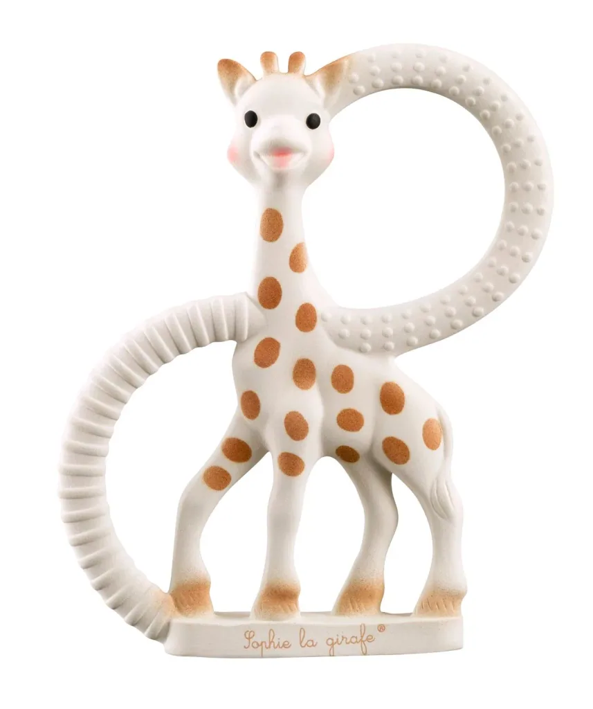 Sophie la girafe Beißring, Ringrassel - So'Pure, Version Weich, Naturkautschuk