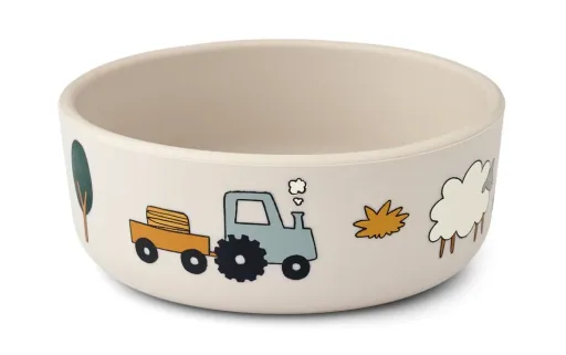 Liewood Kindergeschirr Set - Vivi, Silikon, Bauernhof/Sandy