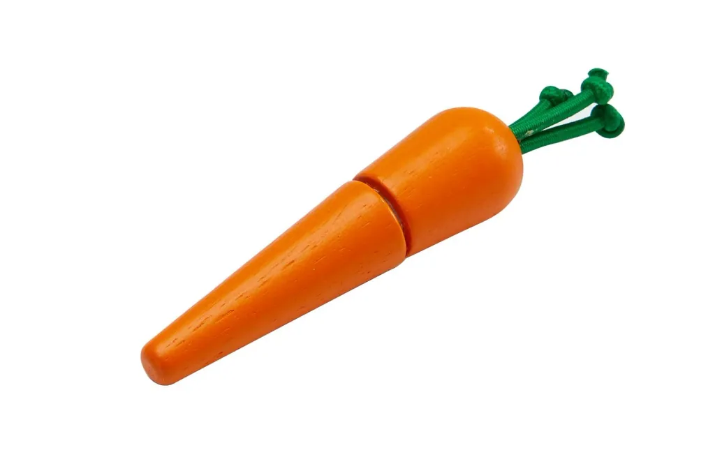 Plan Toys - Schneidebrett Obst & Gemüse, Gummibaumholz