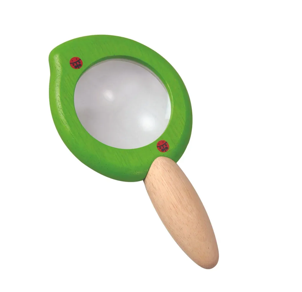 Plan Toys - Lupe Blatt, Gummibaumholz