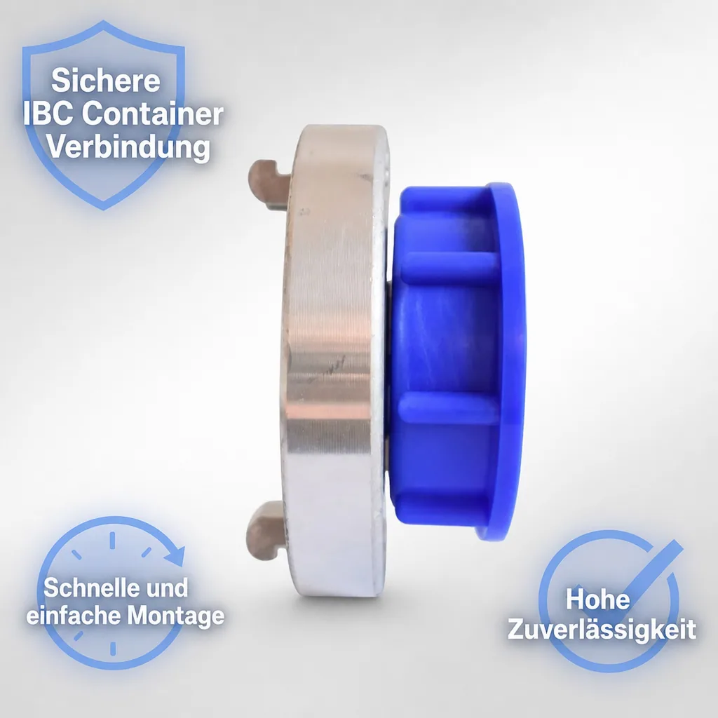 IBC Adapter Storz C, 1 Zoll Innengewinde, IBC Container Kupplung