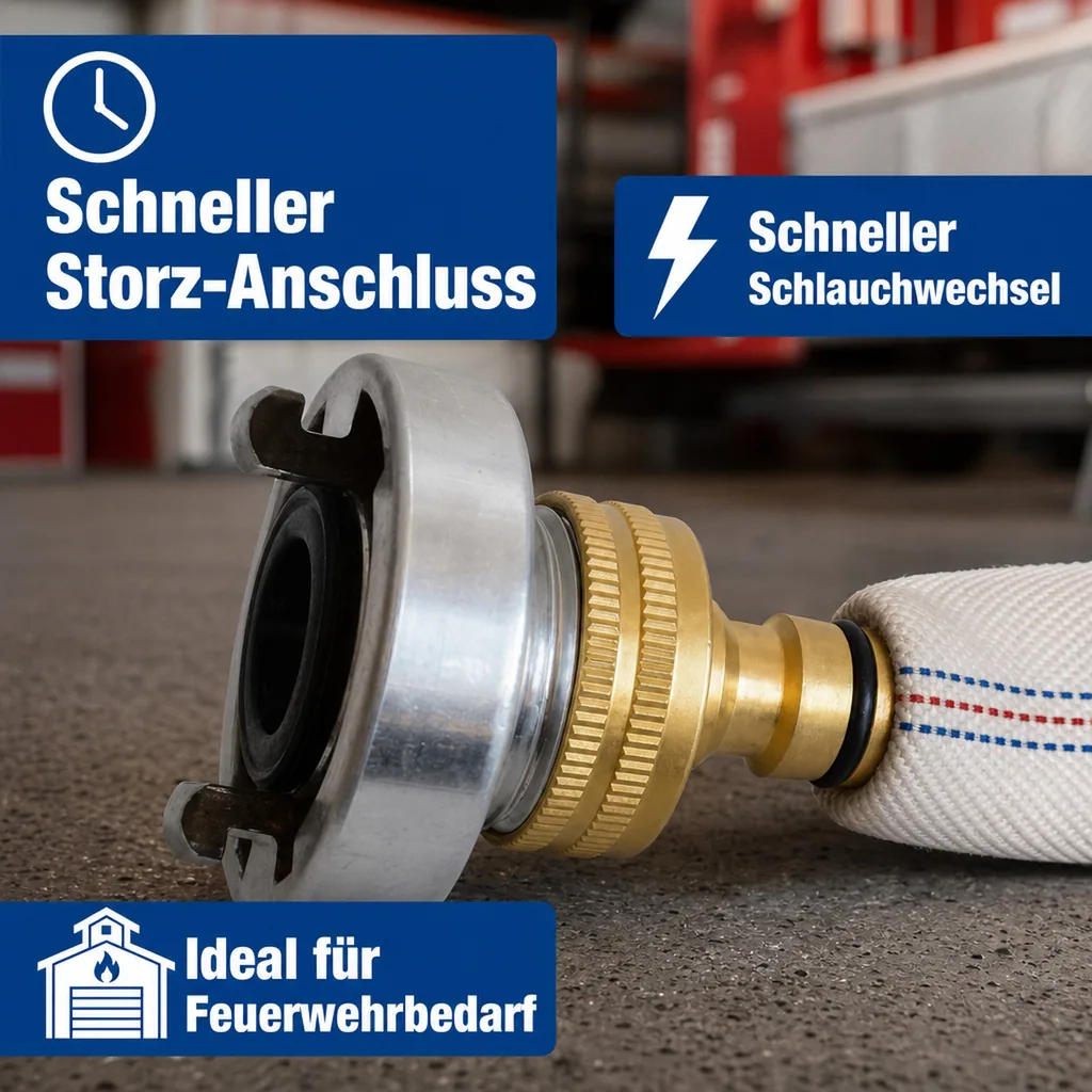 Storz-auf-Klick-Schlauchadapter - Schnellkupplung