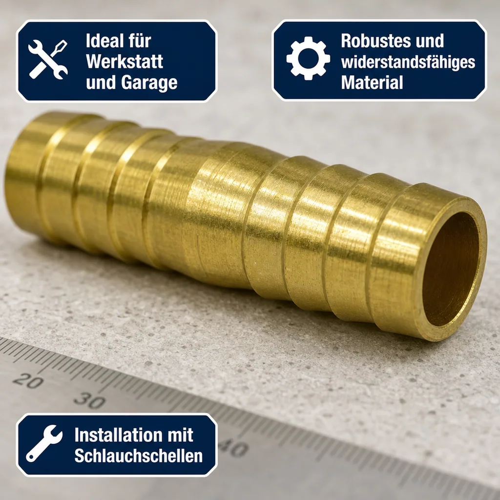 Druckluft Schlauchverbinder, Schlauchverbinder 13mm, Verbindungstülle
