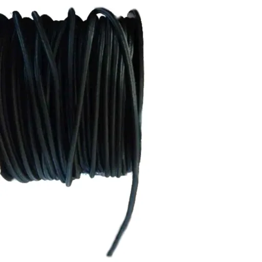 Expanderseil 10mm, Schwarz, 40 Meter, Gummiseil Meterware, Abdeckplane befestigen