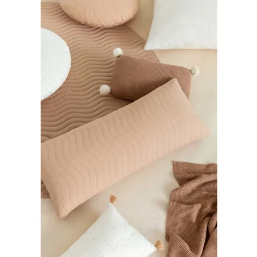 Nobodinoz Kissen rechteckig "Monte Carlo" blass rosa