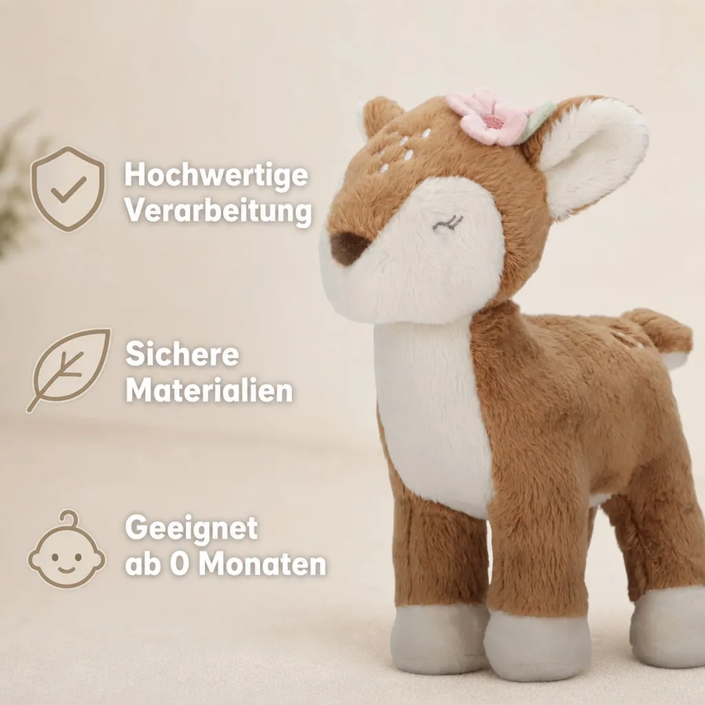 Little Dutch Kuscheltier Hirsch, Plüschtiere - Fairy Garden