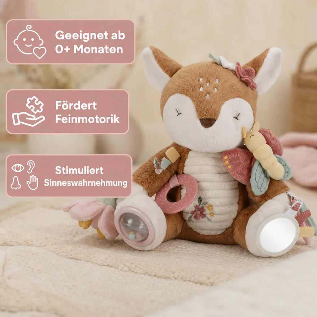 Little Dutch Kuscheltier Hirsch, Plüschtiere - Activitäten, Fairy Garden